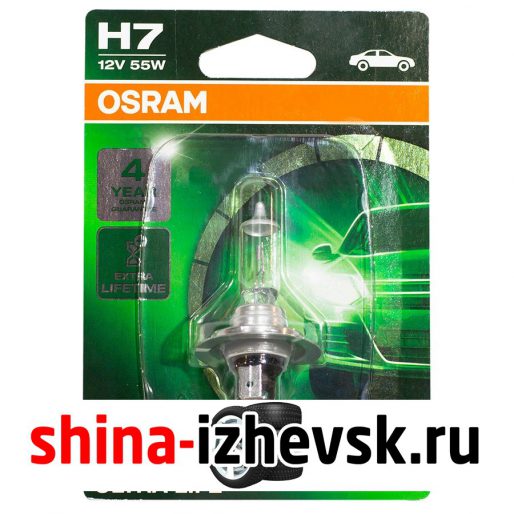 Лампа галогеновая OSRAM — H7-55 Вт-3100К, 1 шт. в Ижевске